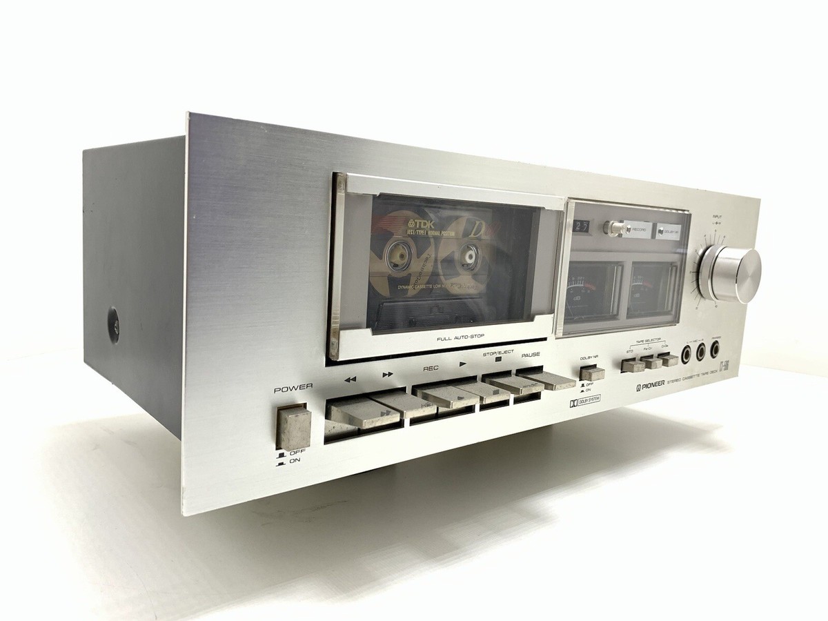 PIONEER CT-506 Stereo Cassette Tape Deck 2 Head Vintage 1978 PIONEER CT-506 Stereo Cassette Tape Deck 2 Head Vintage 1978
