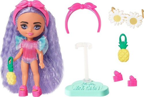 BARBIE EXTRA FLY MINI MINIS TRAVEL DOLL METALLIC DESERT FASHION FESTIVAL ACCES. - Picture 25 of 39