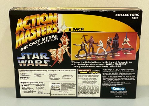 1994 Kenner Star wars action Masters diecast metal collector set Han Bob Bob bob - Picture 3 of 3