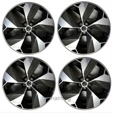 4X Genuine Jaguar I-Pace 22" Wheels Alloys Felgen Nighthawk Karbon Carbon New