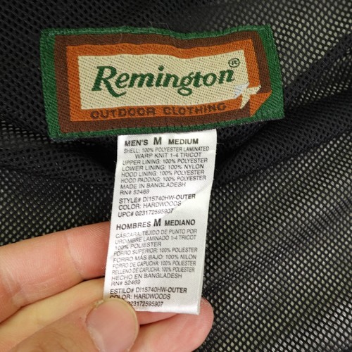 Remington Jacket Mens Medium Brown Camo Realtree Hardwoods MG3 Thermore Hunting - Picture 9 of 14