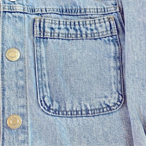 EUC!! Zara Kids Classic Blue Denim Jacket with Hood SZ 3-4 Comfy Cute Casual - Picture 2 of 11