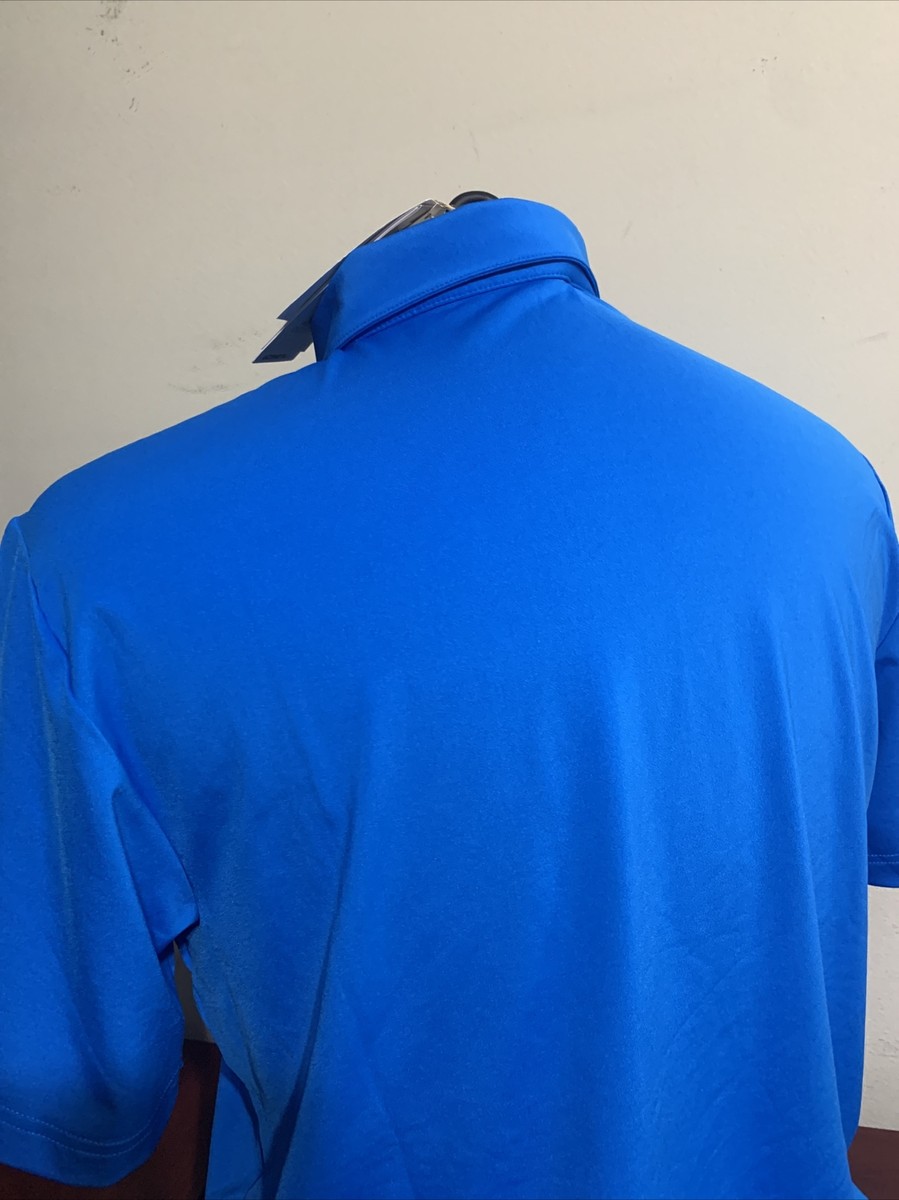 Adidas Ultimate 365 Mens Medium blue rush golf polo shirt