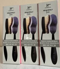 3 Pack Heavenly Luxe Flawless Body Foundation Brush 28 OPEN Distressed Boxes