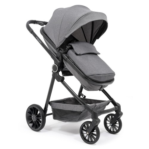 LITE 3 In 1 Travel System with i-Size Car Seat & Base - Slate Grey - Bild 13 von 21