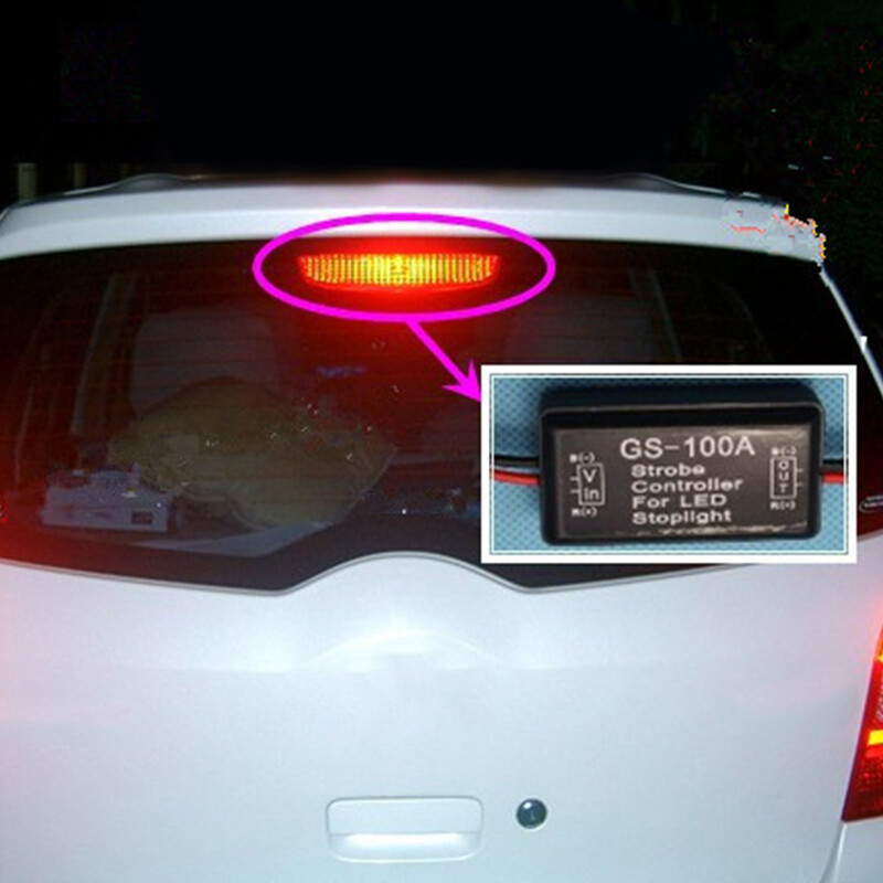 Universal Strobe Controller Brake Light Flasher Module Flashing