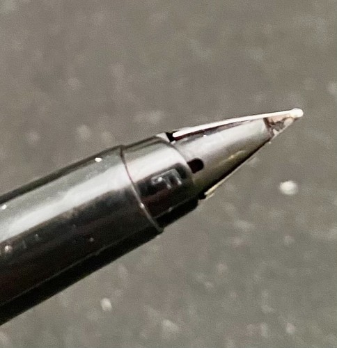 VTG USA PARKER 45 FLIGHTER AEROMETRIC FOUNTAIN PEN S/STEEL "F" NIB c1972 vg - Picture 11 of 11