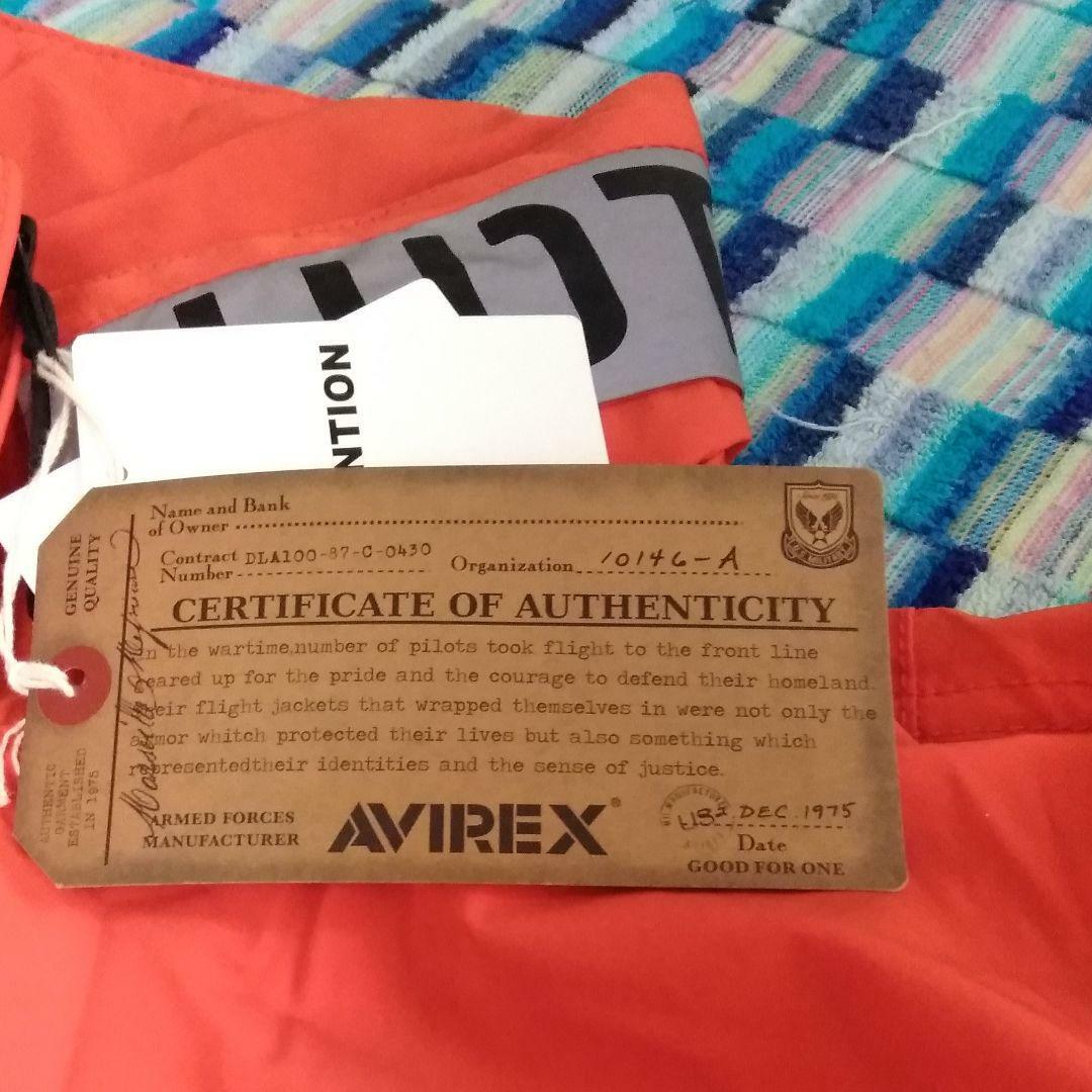 AVIREX Windbreaker Nylon jacket Embroidery logo patch With tag M