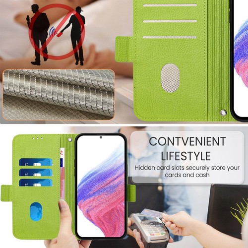 PU Leather Wallet Phone Case For Samsung Galaxy S25 Ultra S24 FE S23 S22+ S21 S9 - Picture 79 of 96
