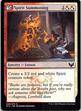 Spirit Summoning Magic The Gathering Strixhaven: School Of Mages Light Play