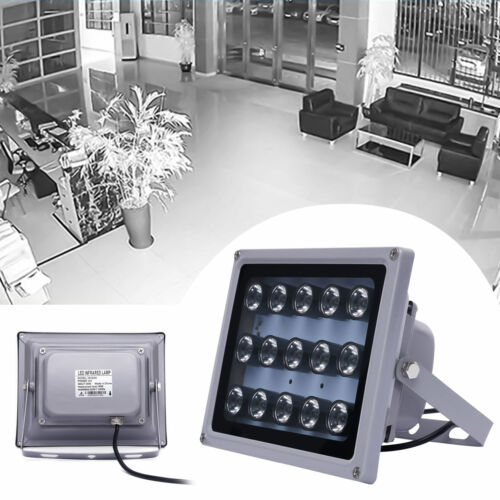 New IR Illuminator 15 LED Infrared Security Floodlight For Night Vision CCTV 12V - Picture 1 of 12