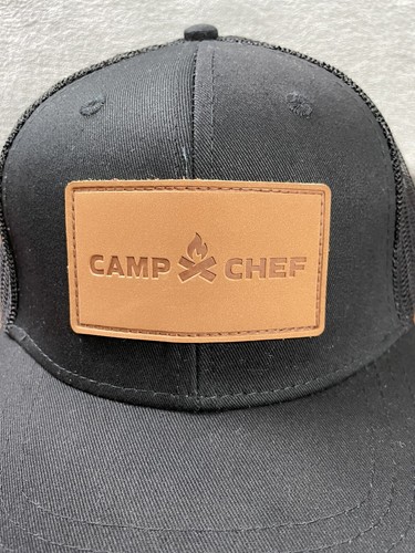 Camp Chef Black Mesh Trucker Hat Cap Snapback Adjustable Camping Outdoor - Picture 4 of 11