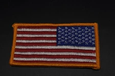 US Military American Flag Reverse Shoulder Patch - Sew on - MADE IN THE USA