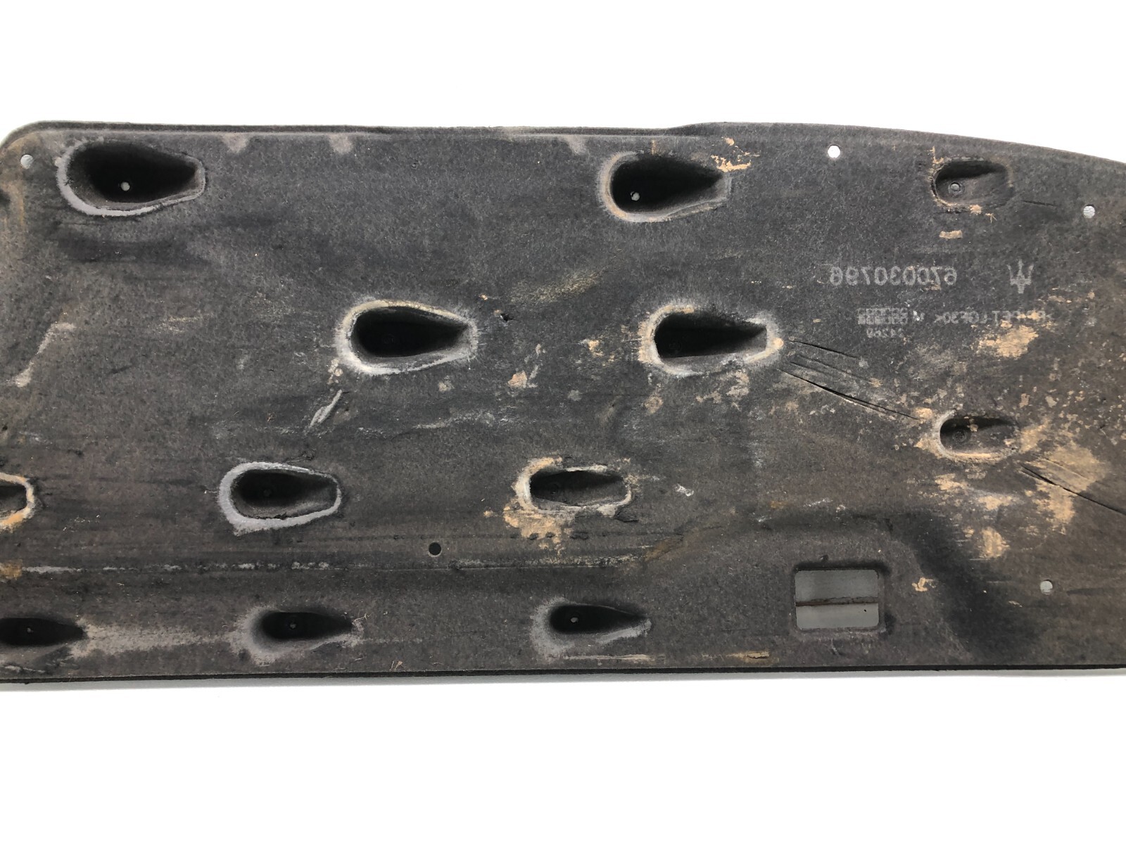 2014-2019 MASERATI GHIBLI S RIGHT PASSENGER SIDE UNDERBODY SHIELD COVER OEM.