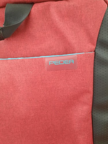 Rote Notebook-Tasche von Pedea, Trolleyband, gepolsterte Hülle herausnehmbar - Bild 2 von 8