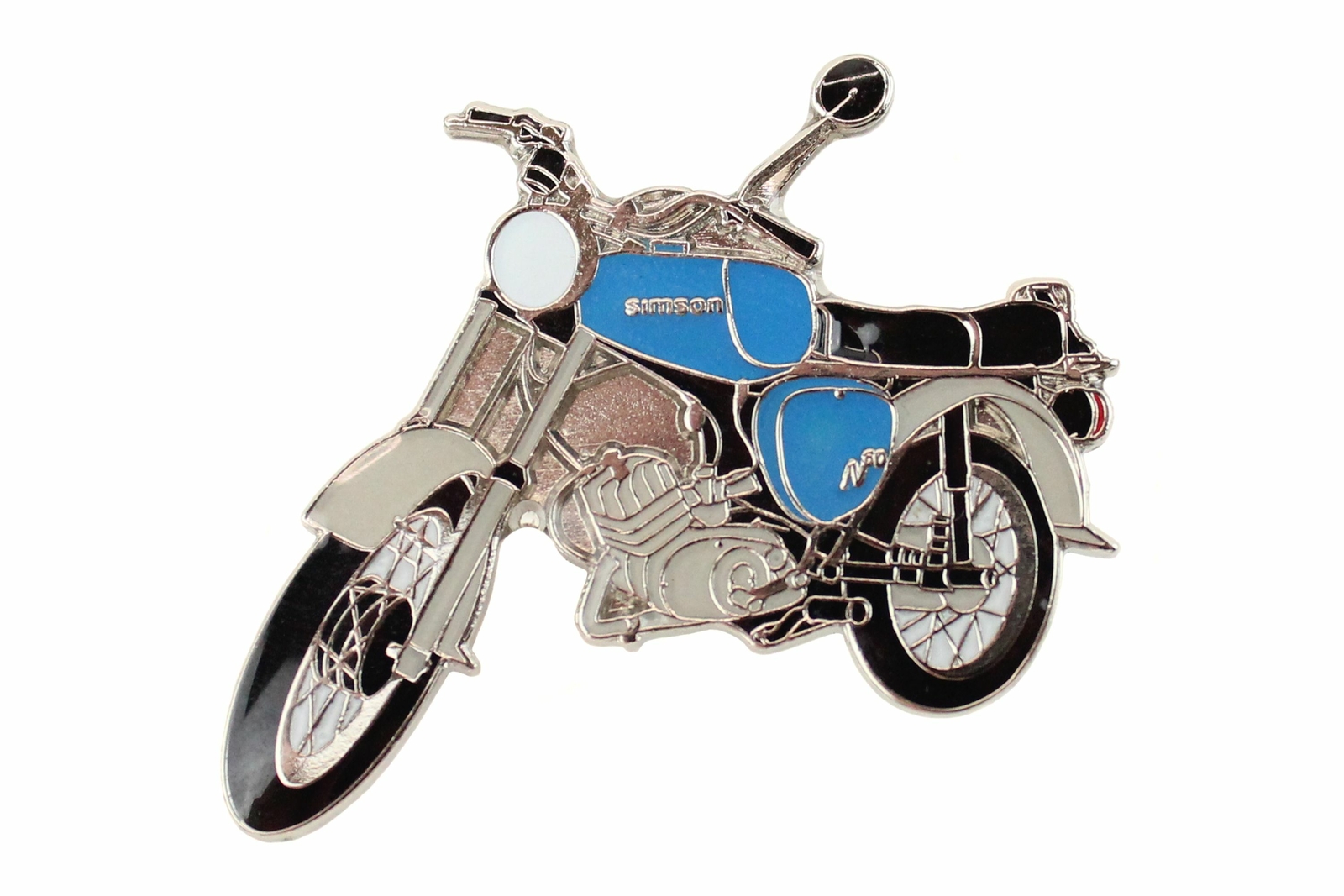 Simson Pin S50 - Blau Anstecknadel - Sammlerkollektion