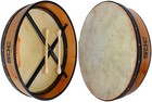 BODHRAN DRUM Irish Celtic 18 Inch Adult Size Drum + CASE + 1 Tipper NATURAL