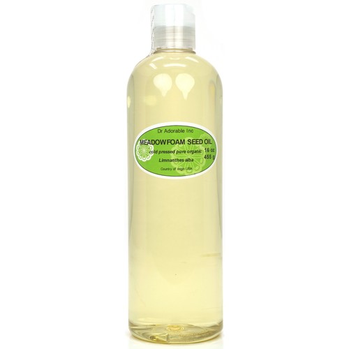 16 Oz Premium Pure Organic Cold Pressed Best Meadowfoam Seed Oil Multi Purpose - Picture 1 of 5