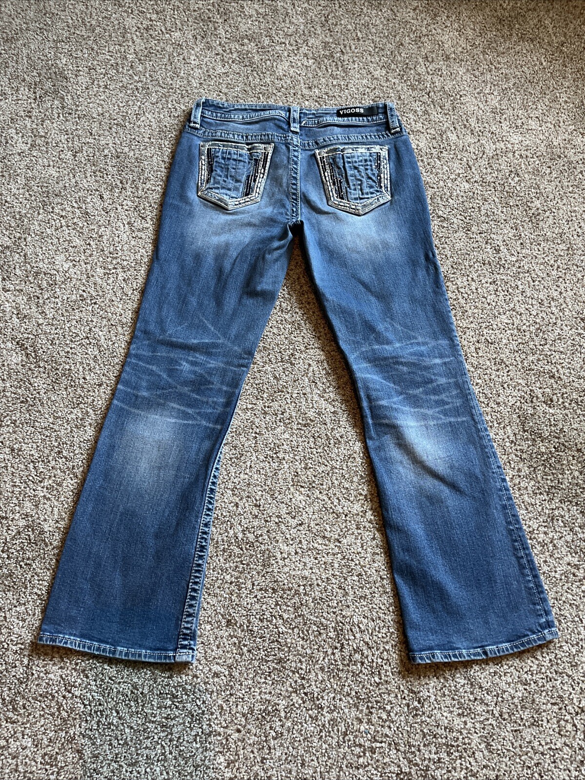 Women’s Vigoss Denim Jeans Heritage Fit Bootcut Size 4 30 Actual 29 X 28.5 - View 13