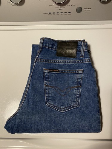 Damen Harley Davidson Sexy Stretch Denim Boot Cut Jeans 6 P Mittelblau - Bild 1 von 10