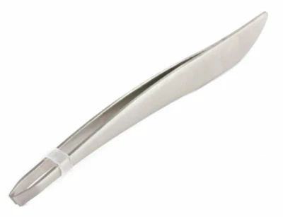 MYTOPTRENDZ COLLECTION Stainless Steel Slanted Tip Eyebrow Tweezers Hair Removal Plucker Beauty Tool