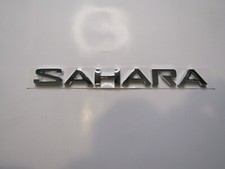 NEW 2018 2019 2020 2021 2022 2023 2024 JEEP WRANGLER SAHARA FENDER EMBLEM CHROME