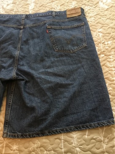 Pantalones Cortos Vintage Levi's Hombre 54 Azul 550 Calce Relajado Medio Lavado Azul Denim - Imagen 6 de 8