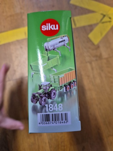 Siku 1848 Deutz-Fahr Tractor with Joskin trailer set 1:87 scale toy TRACTORS - Picture 5 of 10