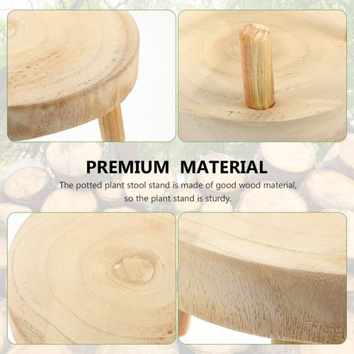 Lasting Potted Plant Riser Wooden Plant Pot Riser Landscaping - Picture 4 of 12