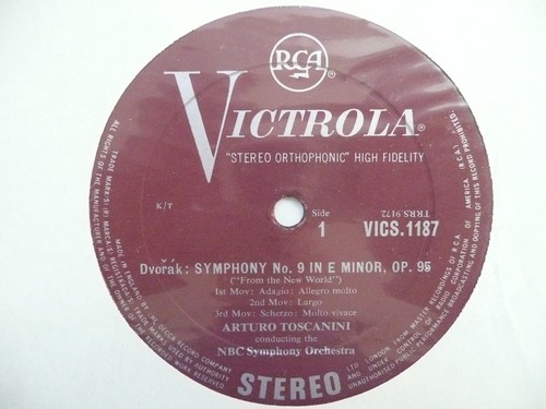 TOSCANINI CONDUCTS DVORAK SYMPHONY NO 9 & ROSSINI NBC SO RCA VICTROLA 1187 - Picture 3 of 3