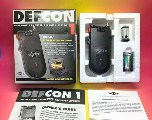 DEFCON NOTEBOOK COMPUTER SICHERHEITSSYSTEM # SEL0400 (Stahlkabel nicht enthalten) - Bild 1 von 11