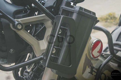 SIDE BOX TOOL GUARD FOR HONDA CT125 HUNTER 2020 - 2024 RELOCATE FRONT TOOL TRAIL - Bild 8 von 9