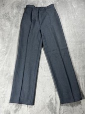 VTG Levis Action Slacks Size 14 Bend Over Blue/Gray Pants 90s USA Made