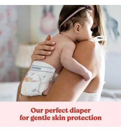 Huggies Little Snugglers Newborn Baby Diapers 84 Count Gentle Protection Disney - Picture 3 of 5