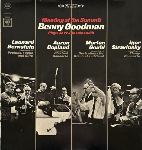 Meeting at the Summit (1965) Benny Goodman Columbia Masterworks MS 6805 vinyl - Picture 1 of 4