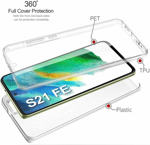 Case For Samsung S25 S21 S22 S23 S24 Ultra Plus A55 Shockproof Clear 360 Cover - Picture 2 of 13