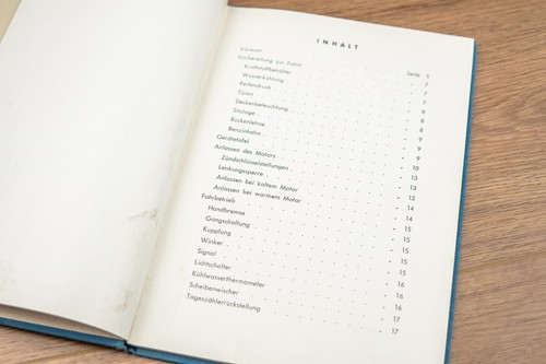 Betriebsanleitung BMW 507 Bayrische Motoren Werke München operating instructions - Bild 2 von 3