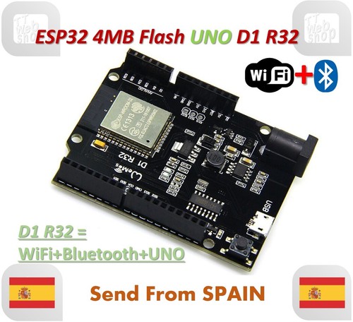 ESP32 ESP32S WiFi & Bluetooth 4MB Flash UNO D1 R32 - Bild 1 von 6