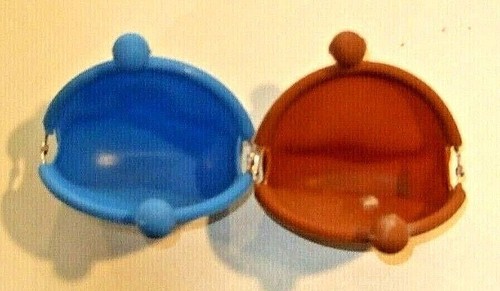 Lot of Two Silicone Coin Purses for Kids - Blue Character & Brown Bear - NEW (G) - Bild 5 von 5