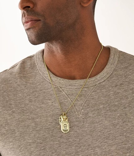 Fossil X Star Wars C3PO Limited Edition Dogtag Necklace Stainless Steel - NEW - Picture 4 of 9