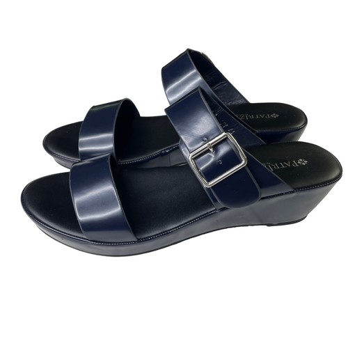 Patrizia Womens Patent Leather Sandals Comfort Shoes Size 9.5 u - Picture 5 of 8
