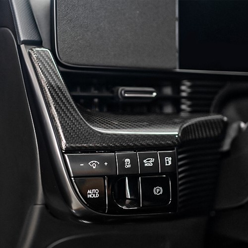 2pcs Echte Kohlefaser Armaturenbrett Abdeckung Trim Für Hyundai Ioniq 5(LHD) - Bild 7 von 9