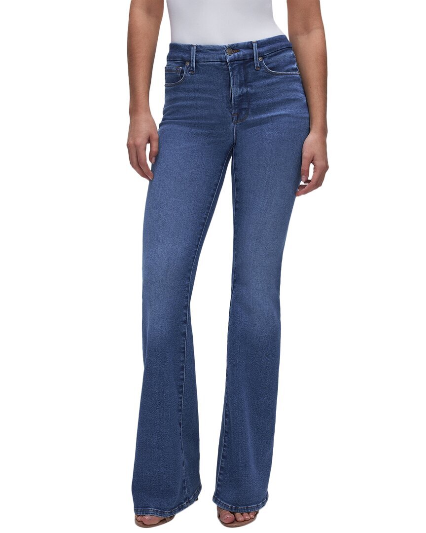 Хорошая американка, Хорошие ноги, расклешенные джинсы цвета индиго, женские 24