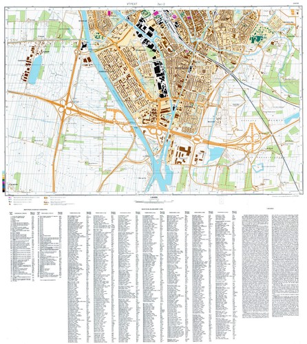 Mapa topográfico militar soviético ruso - UTRECHT (Nerherlands), 1:10K, REIMPRESO - Imagen 2 de 9