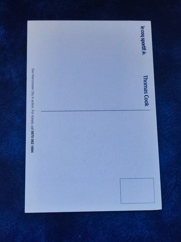 Michael Johnson Signed Promo Club Card Manchester City - Picture 2 of 2