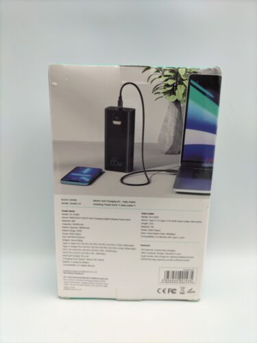 30000mAh 65W Fast Portable Power Bank Charger Battery For Macbook Phone Laptop - Picture 11 of 13