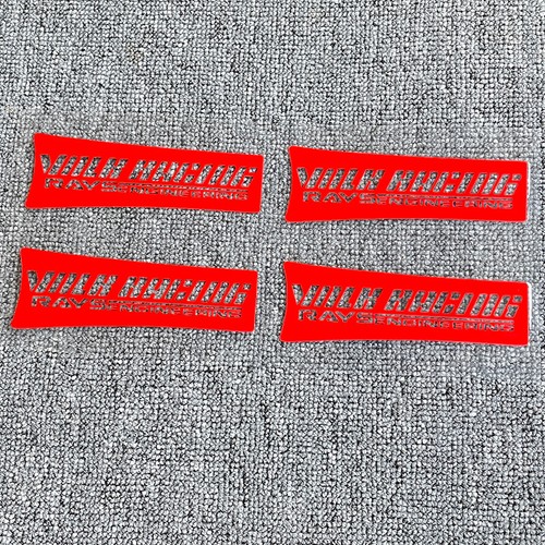 8X RED Reflective Wheel Decals TE37 SL Volk Racing Rays Engineering stickers JDM - Picture 5 of 7
