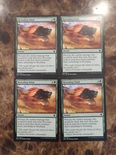 (4) Revealing Wind *PLAYSET* NM Dragons of Tarkir MTG Magic the Gathering