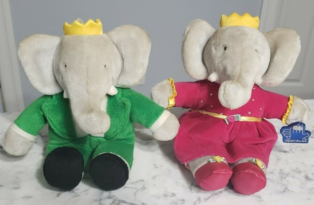 babar and celeste stuffed animals