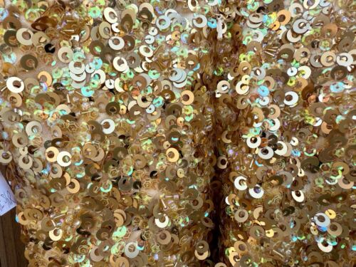 Alyce Designs Gold Pailletten Ballkleid - Größe 0 Neu mit Etikett - Bild 3 von 14